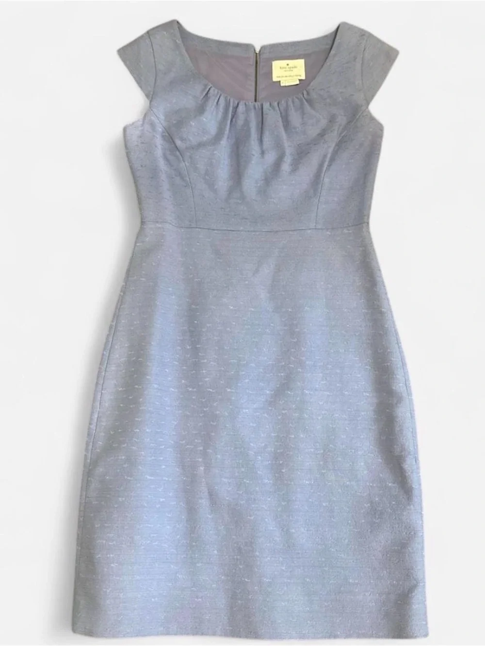 Kate Spade Tailored Lavender Cap-Sleeve Sheath Dress